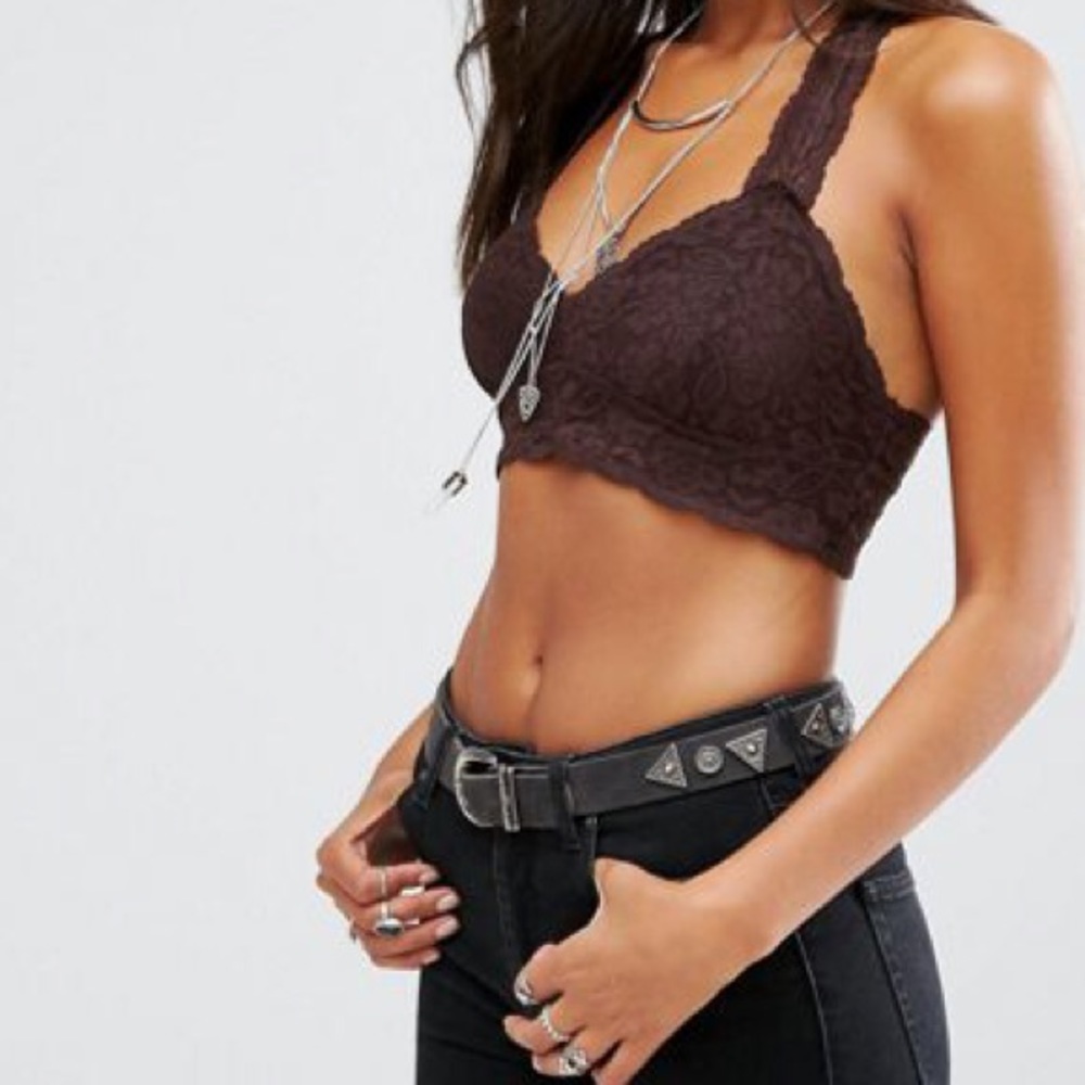 NWT Free People Galloon Racerback Bralette